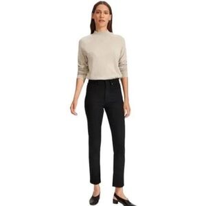 Everlane High Waist Straight Jeans in black, 28